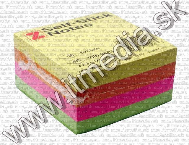 Image of Self-Sticky Notes 400 sheets 75x75mm 4-color (IT4826)