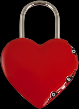 Image of Stanley Travel Padlock numeric Heart (Love and Friendship) (IT14016)