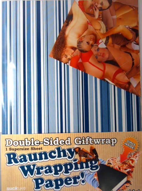 Image of Raunchy Gift Wrap Paper *GIRLS Inside* (IT3246)