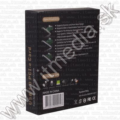 Image of PCI Express (x1) USB **3.0** Card 1+1 port (IT7891)