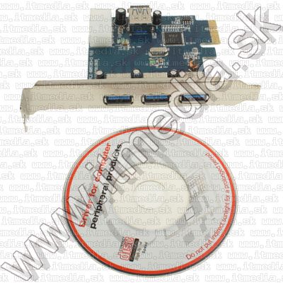 Image of PCI Express (x1) USB **3.0** Card 3+1 port (IT7892)