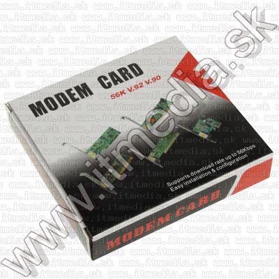 Image of PCI-E FaxModem Card 56kbit V9.2 (IT7836)