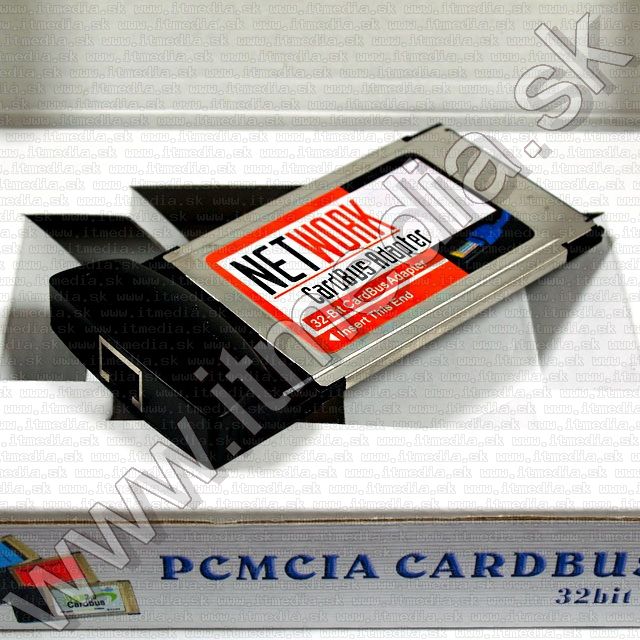 Image of PCMCIA 10-100 Mbit (Cardbus) Network Card (IT7798)