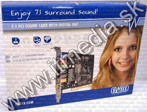 Image of Sweex PCI Sound Card 7.1 (IT3981)