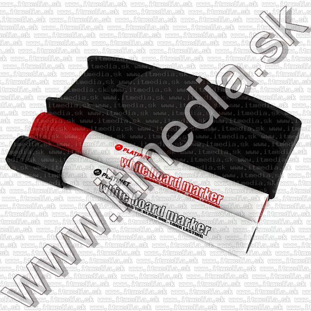 Image of Platinet Whiteboard Marker Set with Eraser (41321) (IT8821)
