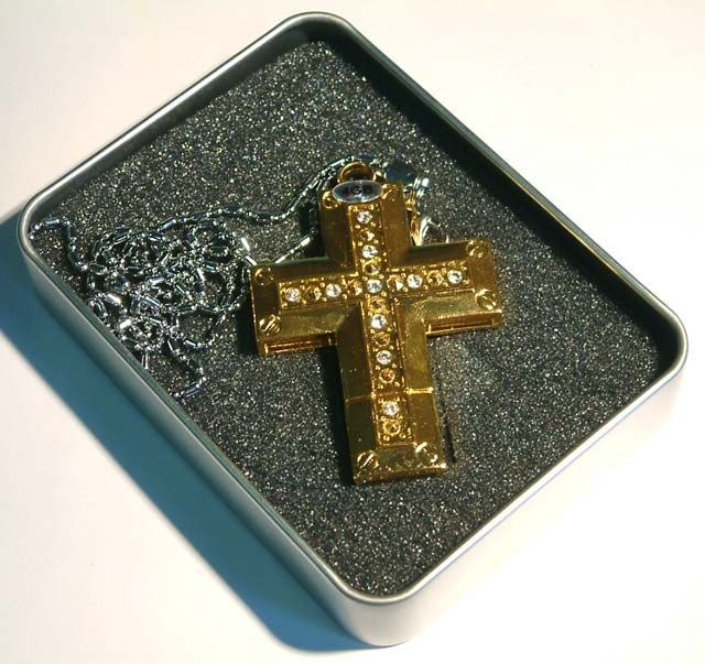 Image of Metal Cross PenDrive 4GB *Gold* (IT4336)