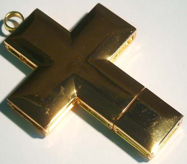 Image of Metal Cross PenDrive 4GB *Gold* (IT4336)