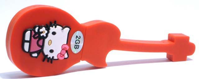 Image of Hello Kitty Guitar shape PenDrive 2GB (IT4352)