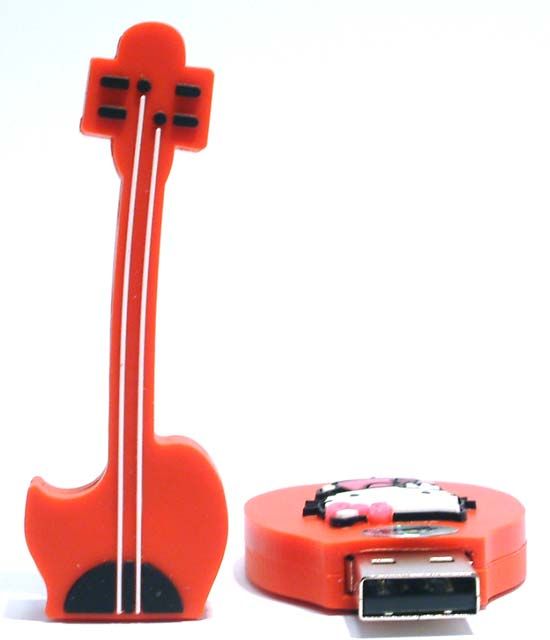 Image of Hello Kitty Guitar shape PenDrive 2GB (IT4352)