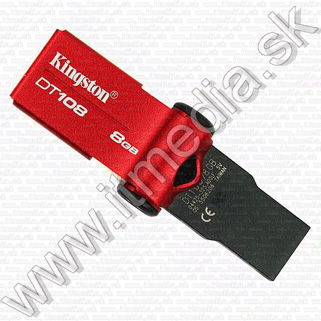 Image of Kingston USB pendrive 8GB *DT 108* (IT7386)