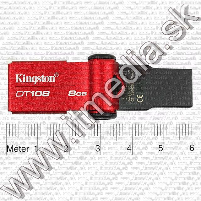 Image of Kingston USB pendrive 8GB *DT 108* (IT7386)