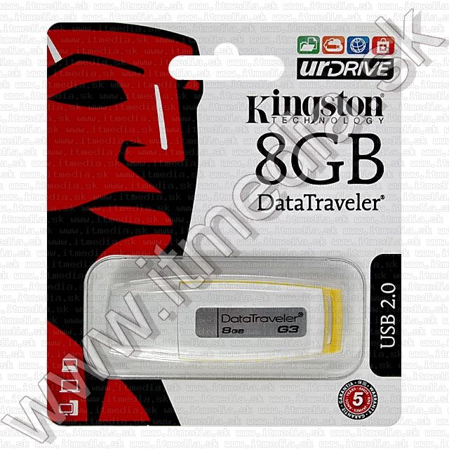 Image of Kingston USB pendrive 8GB *DT III GEN* (IT7712)