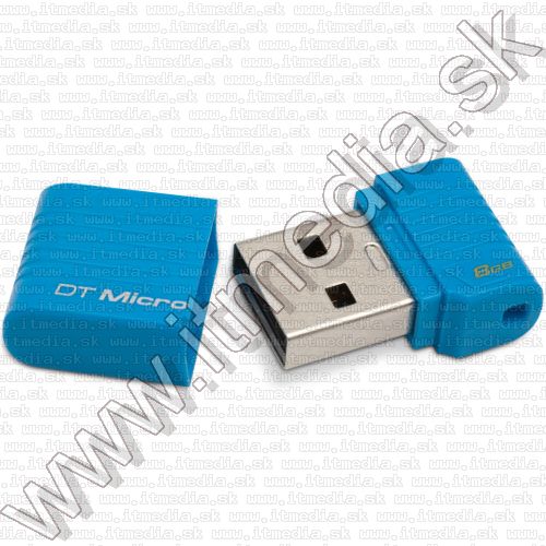 Image of Kingston USB pendrive 8GB *DT Micro* Blue (IT7853)