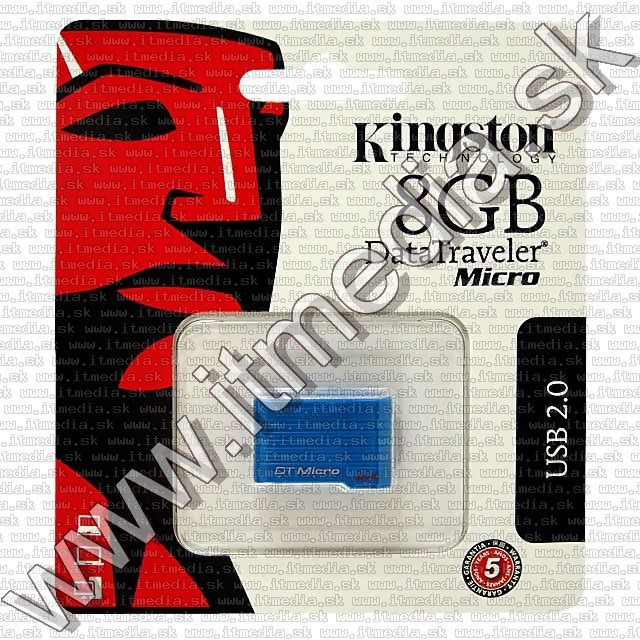 Image of Kingston USB pendrive 8GB *DT Micro* Blue (IT7853)