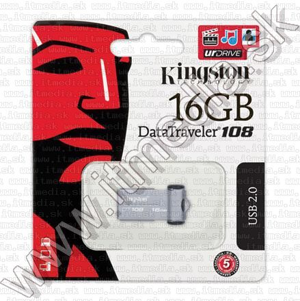 Image of Kingston USB pendrive 16GB *DT 108* (IT7434)