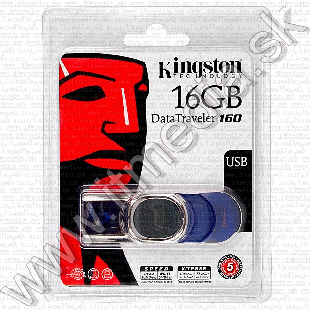 Image of Kingston USB pendrive 16GB *DT 160* (IT7399)