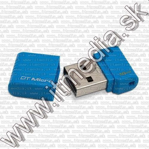 Image of Kingston USB pendrive 16GB *DT Micro* Blue (IT7898)