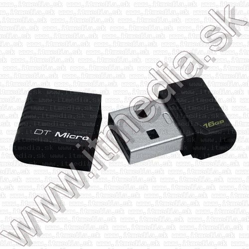 Image of Kingston USB pendrive 16GB *DT Micro* Black (IT7945)