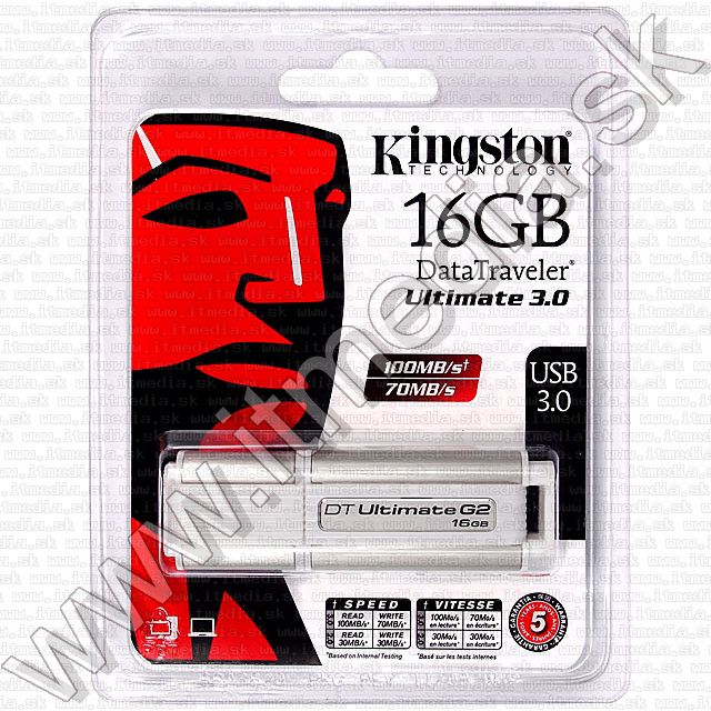 Image of Kingston USB 3.0 pendrive 16GB *DT U3.0 G2* (IT7402)