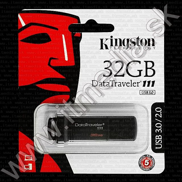 Image of Kingston USB 3.0 pendrive 32GB *DT 111* (IT8373)