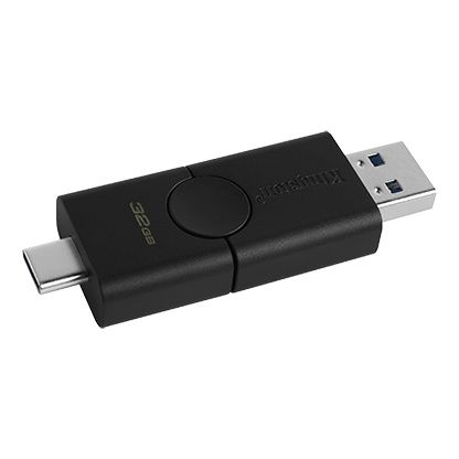 Kingston USB 3.2 pendrive 64GB *DT microDUO 3.0* *USB + USB-C* (100R) (IT14789) Image of Kingston USB 3.2 pendrive 64GB *DT microDUO 3.0* *USB + USB-C* (100R) (IT14789)