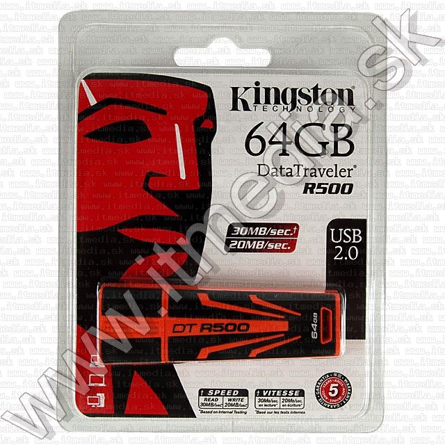 Image of Kingston USB pendrive 64GB *DT R500* (IT7850)
