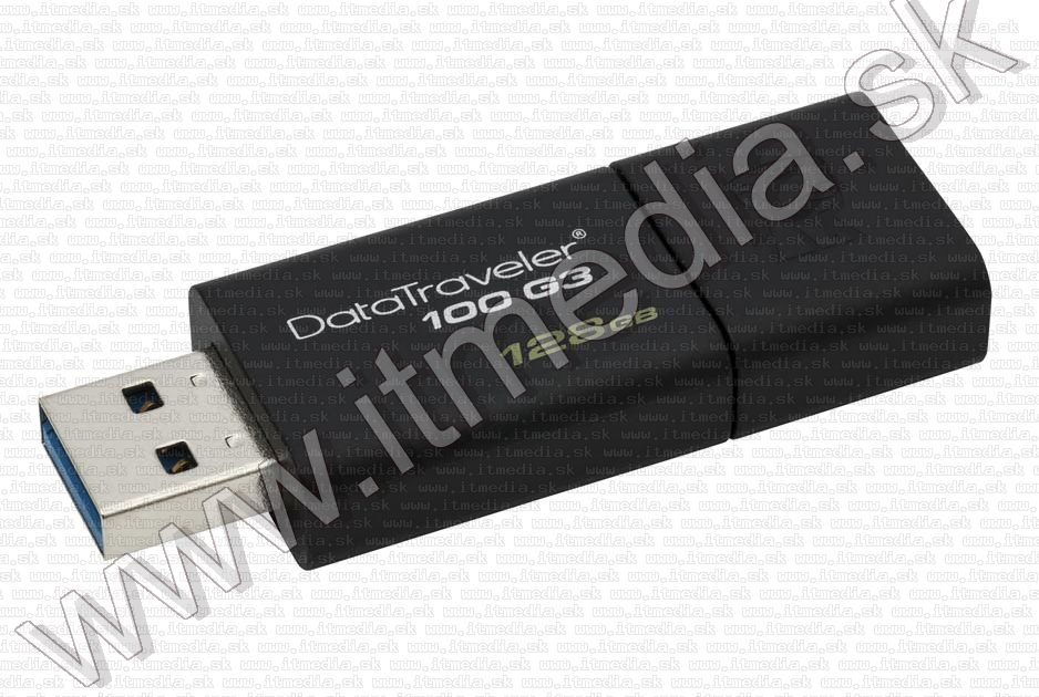 Image of Kingston USB 3.0 pendrive 128GB *DT 100 G3* (100/10 MBps) EOL (IT12889)