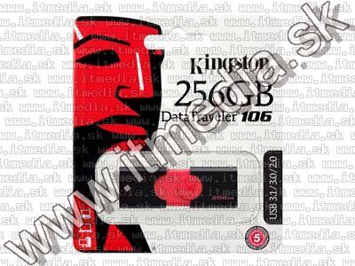 Image of Kingston USB 3.0 pendrive 256GB *DT 106* [150R] DT106/256GB (IT13697)