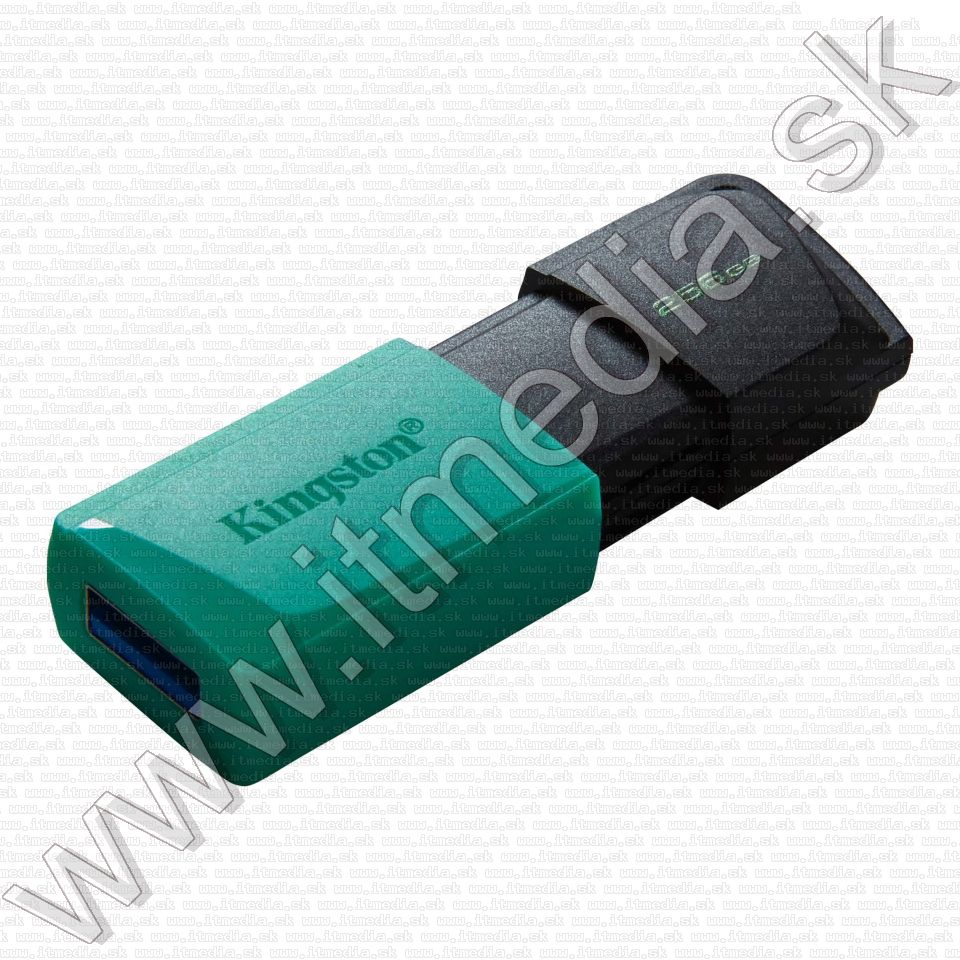 Image of Kingston USB 3.2 pendrive 256GB *EXODIA M* Black-Teal (IT14799)
