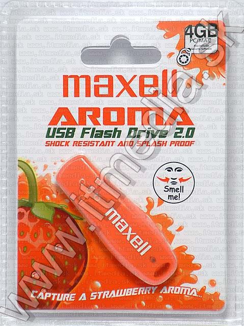 Image of Maxell Pendrive 4GB *Aroma* *Strawberry* (IT4983)