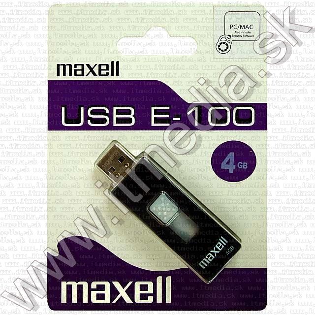 Image of Maxell Pendrive 4GB *E-100* (IT7666)