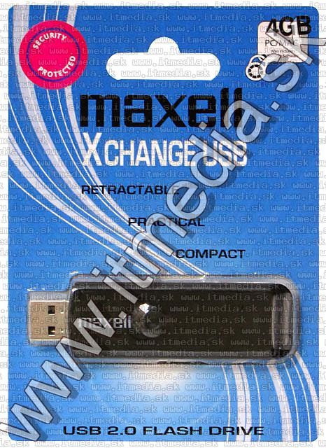 Image of Maxell Pendrive 4GB *Xchange* (IT5470)