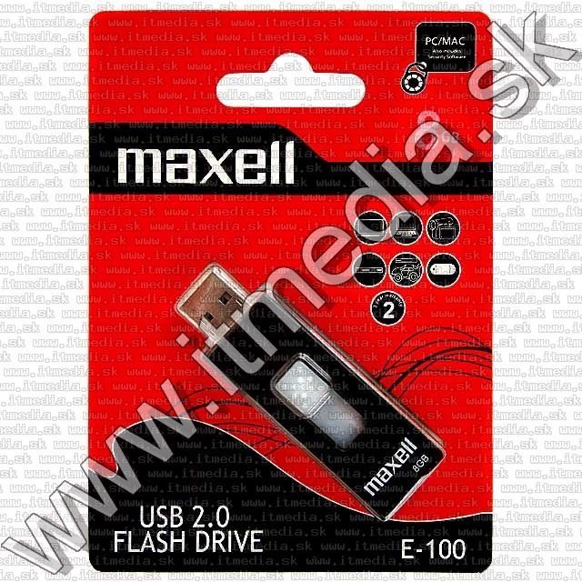 Image of Maxell Pendrive 8GB *E-100* (IT7672)