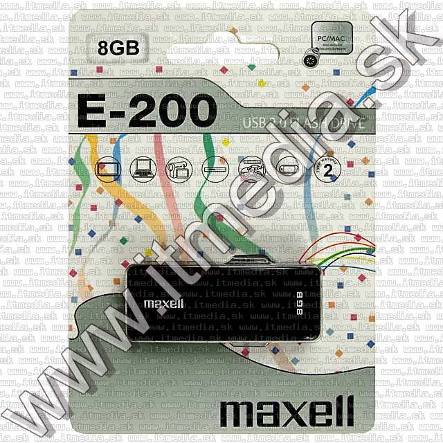 Image of Maxell Pendrive 8GB *E200* (IT7645)