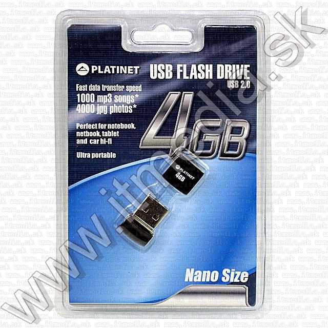 Image of Platinet USB pendrive 4GB NANO (41328) (IT7550)