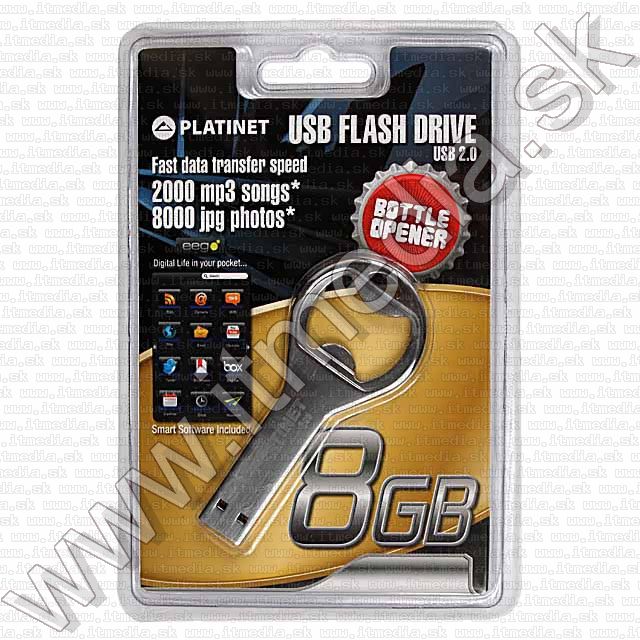 Image of Platinet USB pendrive 8GB *Sörnyitó* (41096) (IT7643)