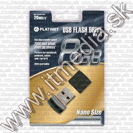 Image of Platinet USB pendrive 8GB NANO (41329) (IT7642)