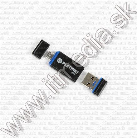 Image of Platinet USB pendrive 8GB NX-DEPO NANO + microUSB (OTG) Adapter (41807) (IT9685)
