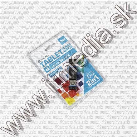 Image of Platinet USB pendrive 8GB NX-DEPO NANO + microUSB (OTG) Adapter (41807) (IT9685)