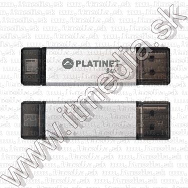 Image of Platinet USB pendrive 8GB TX-DEPO + microUSB (OTG) (41675) (IT11282)