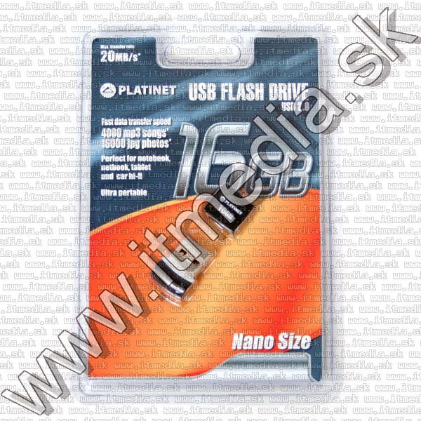 Image of Platinet USB pendrive 16GB NANO (41423) (IT7996)