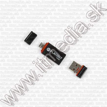 Image of Platinet USB pendrive 16GB NX-DEPO NANO + microUSB (OTG) Adapter (41993) (IT9669)
