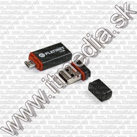 Image of Platinet USB pendrive 16GB NX-DEPO NANO + microUSB (OTG) Adapter (41993) (IT9669)