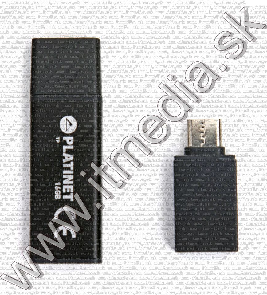 Image of Platinet USB pendrive 16GB X-DEPO + USB-C (43989) Black INFO! (IT13452)