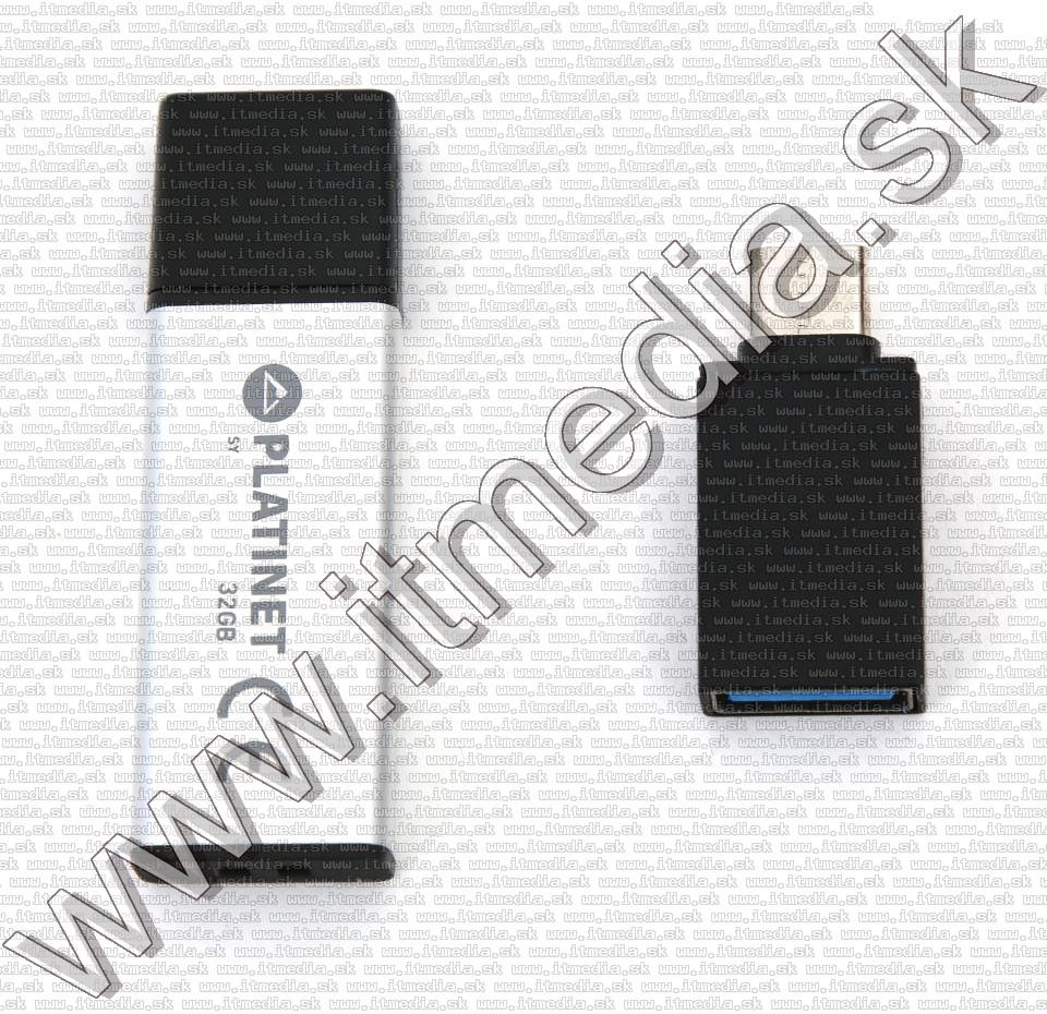 Image of Platinet USB pendrive 32GB X-DEPO + USB-C (43996) Silver INFO! (IT13453)