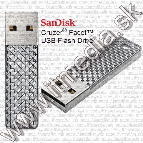 Image of Sandisk USB pendrive 16GB *Cruzer Facet Silver* (IT9533)