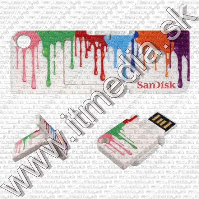 Image of Sandisk USB pendrive 16GB *Cruzer Pop Paint* (IT9427)