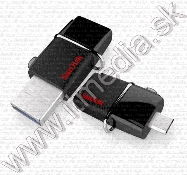 Image of Sandisk USB pendrive 128GB *Ultra Dual 3.0* *USB 3.0 + microUSB (OTG)* [150R] (IT12474)