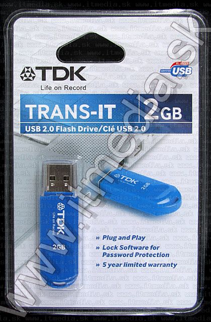 Image of TDK USB 2.0 Pendrive 2GB (IT3899)