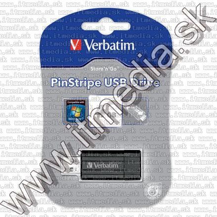 Image of Verbatim 4GB USB Pendrive PinStripe (49061) (IT7283)